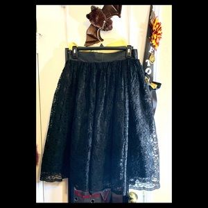 Pinup/Rockabilly PUG Lace Francesca Skirt